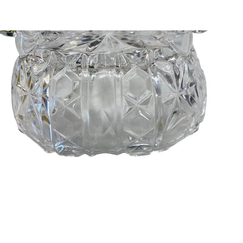 Vintage Crystal Footed Bowl Decorative Candy Bowl - Picture 6 of 9